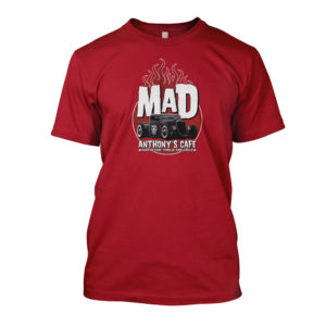 Mad Anthony's Cafe Red Rat Rod Tee
