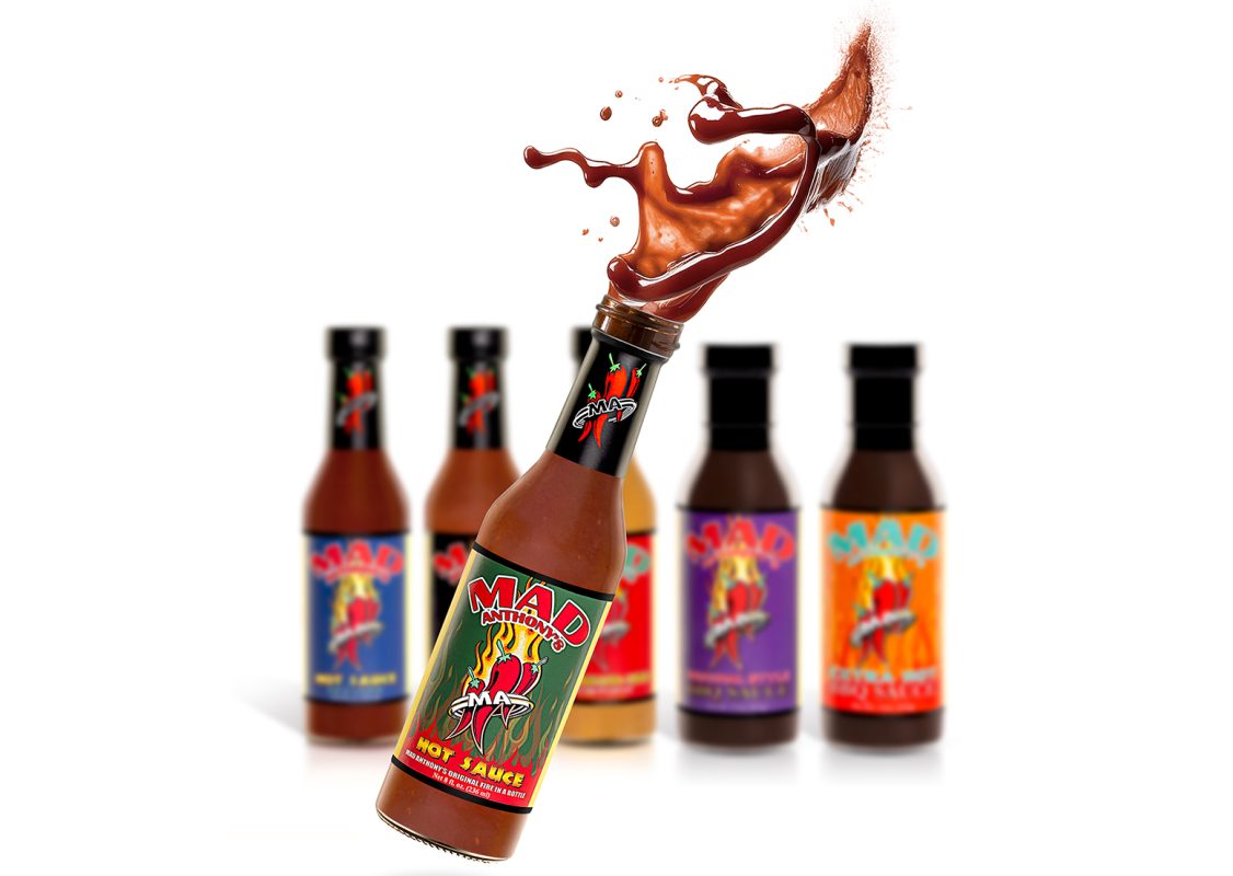Mad Anthony's Hot Sauces, Fiery Mustard and BBQ Sauce